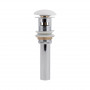 Донний клапан для раковини Qtap PU02O 70х70х227.5 White з переливом SD00044164