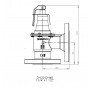 32600 Запобіжний клапан F DN 32 x 40 6 бар 32600