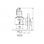 50100 Запобіжний клапан F DN50x65 10бар 50100