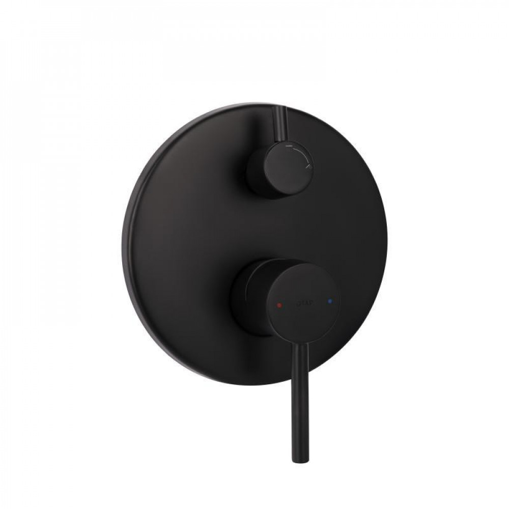 Душова система універсальна Qtap Scorpio прихованого монтажу на два споживача QTSCO113BLM45897 Black Matt SD00052021