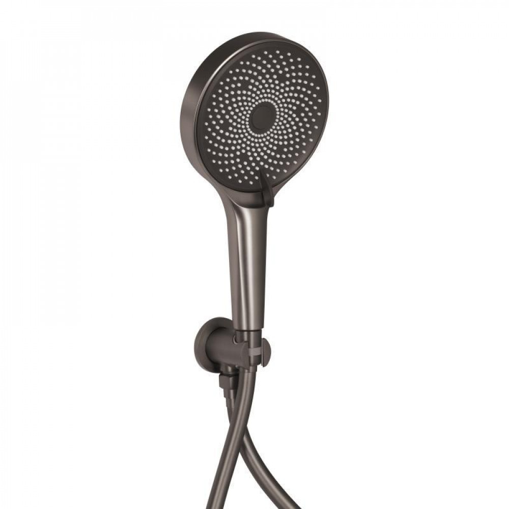 Душова система універсальна Qtap Slavonice прихованого монтажу на два споживача QTSLA113GMB45899 Gunmetal SD00052023