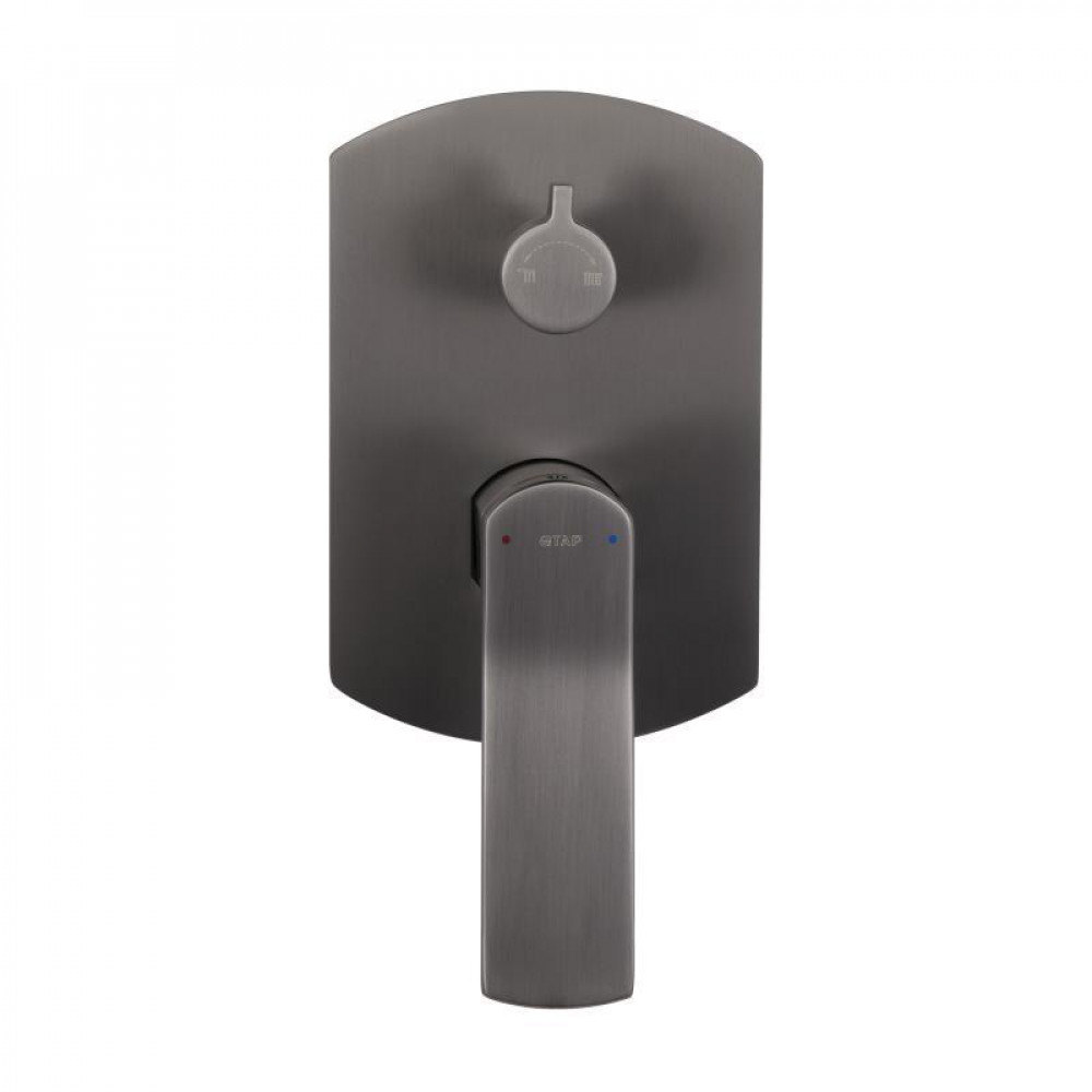 Душова система універсальна Qtap Slavonice прихованого монтажу на два споживача QTSLA113GMB45899 Gunmetal SD00052023