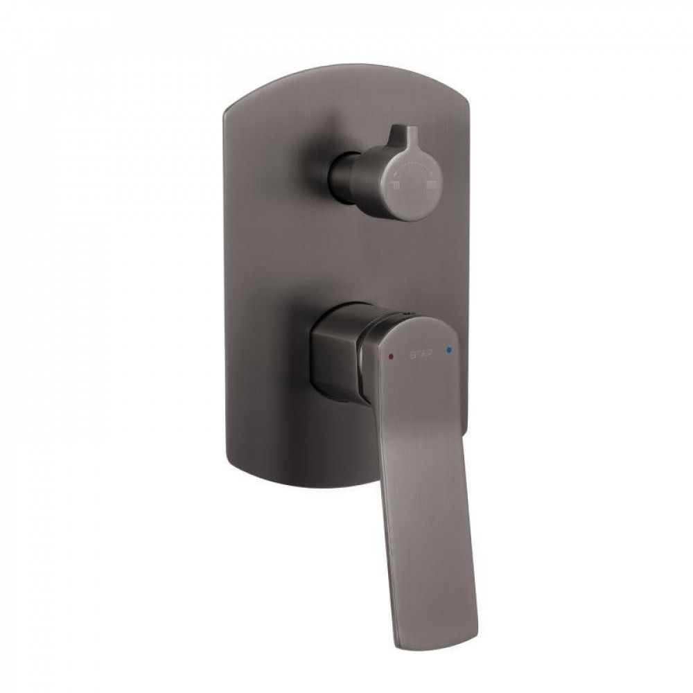 Душова система універсальна Qtap Slavonice прихованого монтажу на два споживача QTSLA113GMB45899 Gunmetal SD00052023