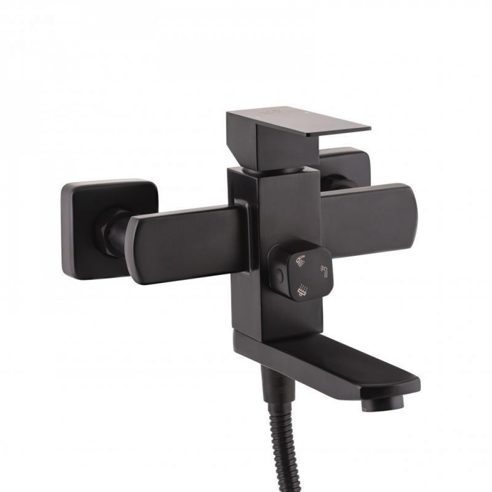 Душова система універсальна Lidz Kubis 1030 на три споживача (з виливом) (k35) LDKUB1030BLA35724 Black SD00041827