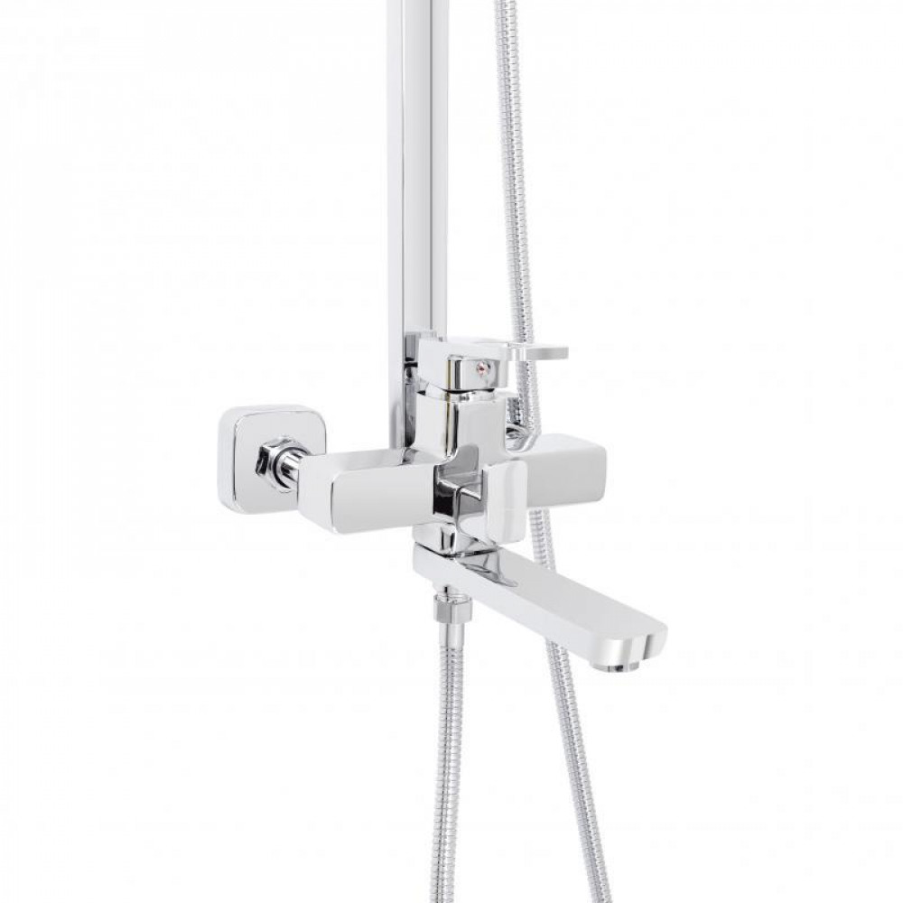 Душова система універсальна Lidz Wawel 1030 на три споживача (з виливом) (k35) LDWAW1030CRM45391 Chrome SD00051515