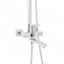 Душова система універсальна Lidz Wawel 1030 на три споживача (з виливом) (k35) LDWAW1030CRM45391 Chrome SD00051515