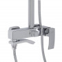 Душова система універсальна Qtap Swan Cascada на три споживача (з виливом) QTSWA111CRM45566 Chrome SD00051690