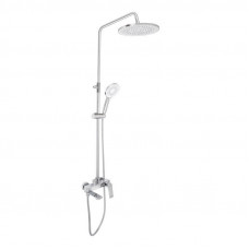 Душова система універсальна Qtap Vlasta New на три споживача (з виливом) QTVLA111CRM45650 Chrome
