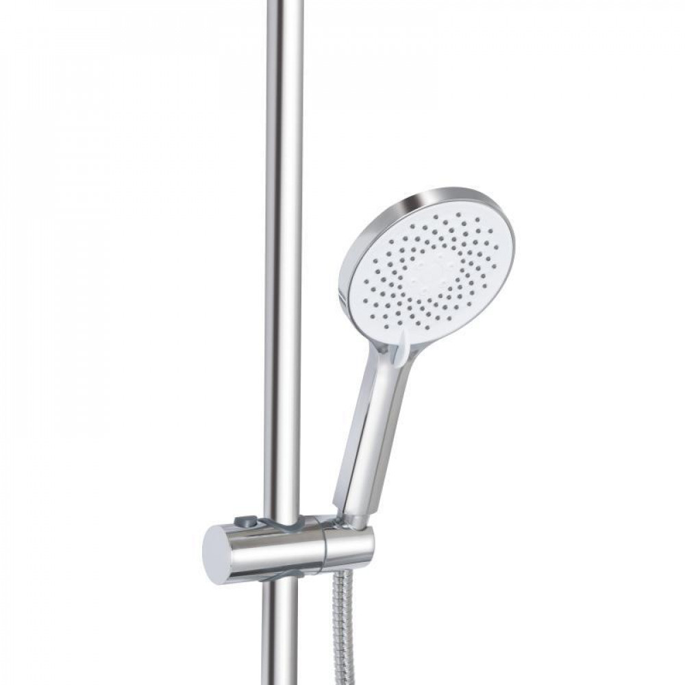 Душевая система универсальная Qtap Vlasta New на три потребителя (с изливом) QTVLA111CRM45650 Chrome SD00051774