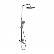 Душова система універсальна Qtap Presto на три споживача (з виливом) QTPRE111GRP45585 Graphite