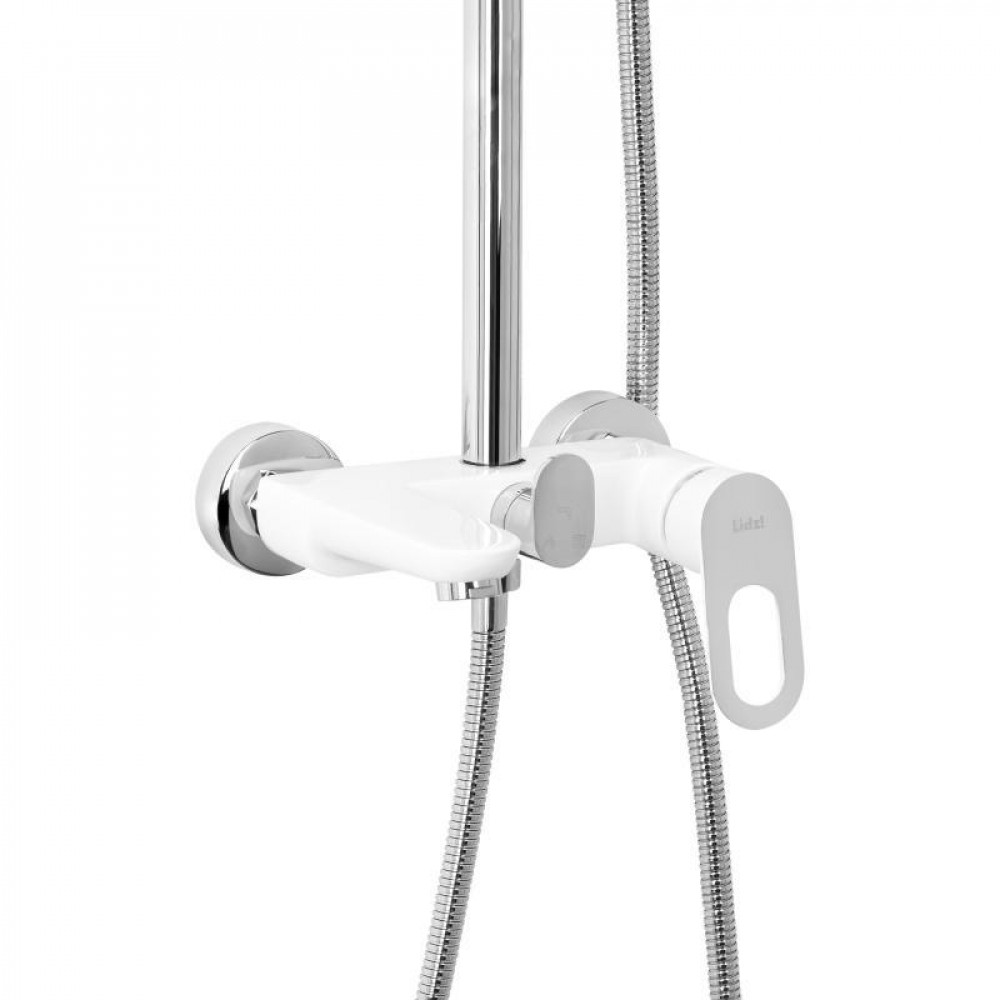 Душова система універсальна Lidz Latwa 1030 на три споживача (з виливом) (k35) LDLAT1030WHI45427 White SD00051551
