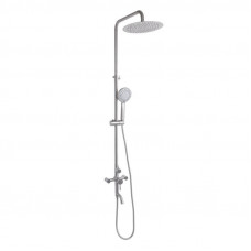 Душова система універсальна Lidz Aria 1030 на три споживача (з виливом) (k35) LDARI1030NKS34932 Nickel