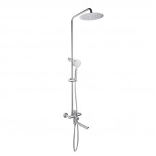 Душова система універсальна Lidz Aria 1033 на три споживачі (з виливом) (k35) LDARI1033NKS46109 Nickel