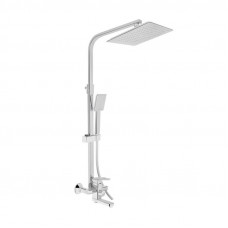 Душевая система універсальна Lidz Sofi 1030 на три споживачі (з виливом) (k35) LDSOF1030CRM44975 Chrome