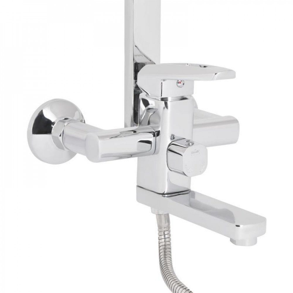 Душевая система універсальна Lidz Sofi 1030 на три споживачі (з виливом) (k35) LDSOF1030CRM44975 Chrome SD00051099