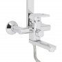 Душевая система універсальна Lidz Sofi 1030 на три споживачі (з виливом) (k35) LDSOF1030CRM44975 Chrome SD00051099