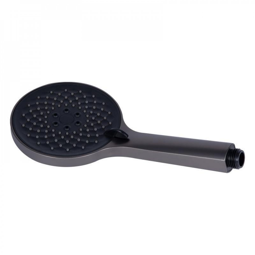 Душова система універсальна Qtap Vlasta New на три споживача (з виливом) QTVLA111GMB45651 Gunmetal Black PVD SD00051775