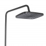 Душова система універсальна Qtap Gemini на три споживача (з виливом) QTGEM111GMB45688 Gunmetal Black PVD SD00051812