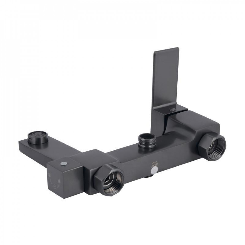 Душова система універсальна Qtap Gemini на три споживача (з виливом) QTGEM111GMB45688 Gunmetal Black PVD SD00051812