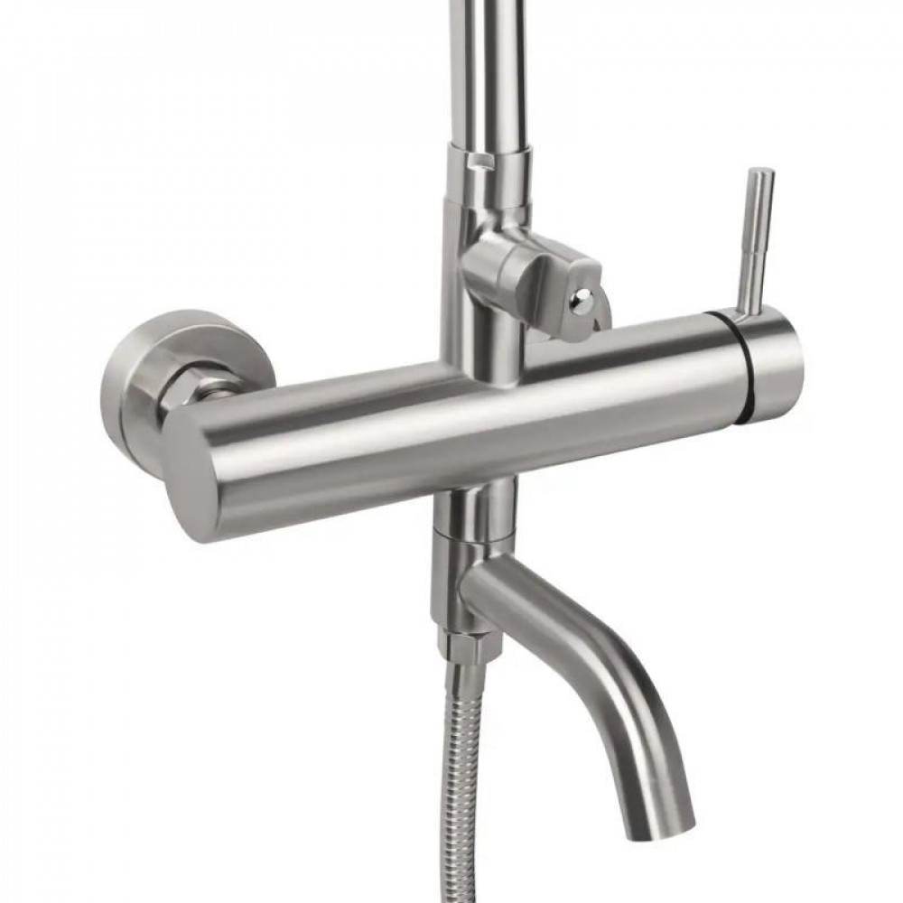 Душова система універсальна Lidz Aria 1031 на три споживача (з виливом) (k35) LDARI1031NKS34933 Nickel SD00041037