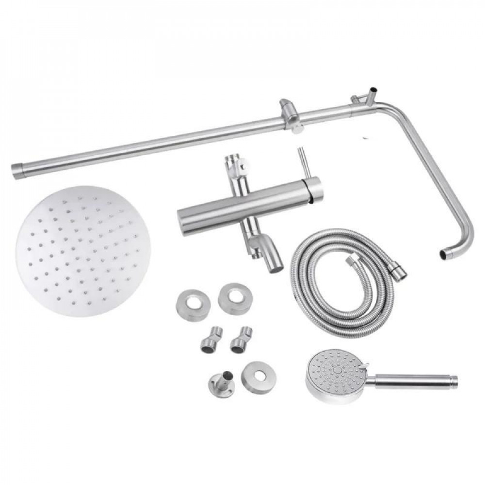 Душова система універсальна Lidz Aria 1031 на три споживача (з виливом) (k35) LDARI1031NKS34933 Nickel SD00041037