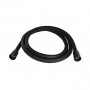 Шланг для ручного душа Qtap Hadice 1600 мм прямоугольный QTHADPVCSQ160B Black Matt SD00051170