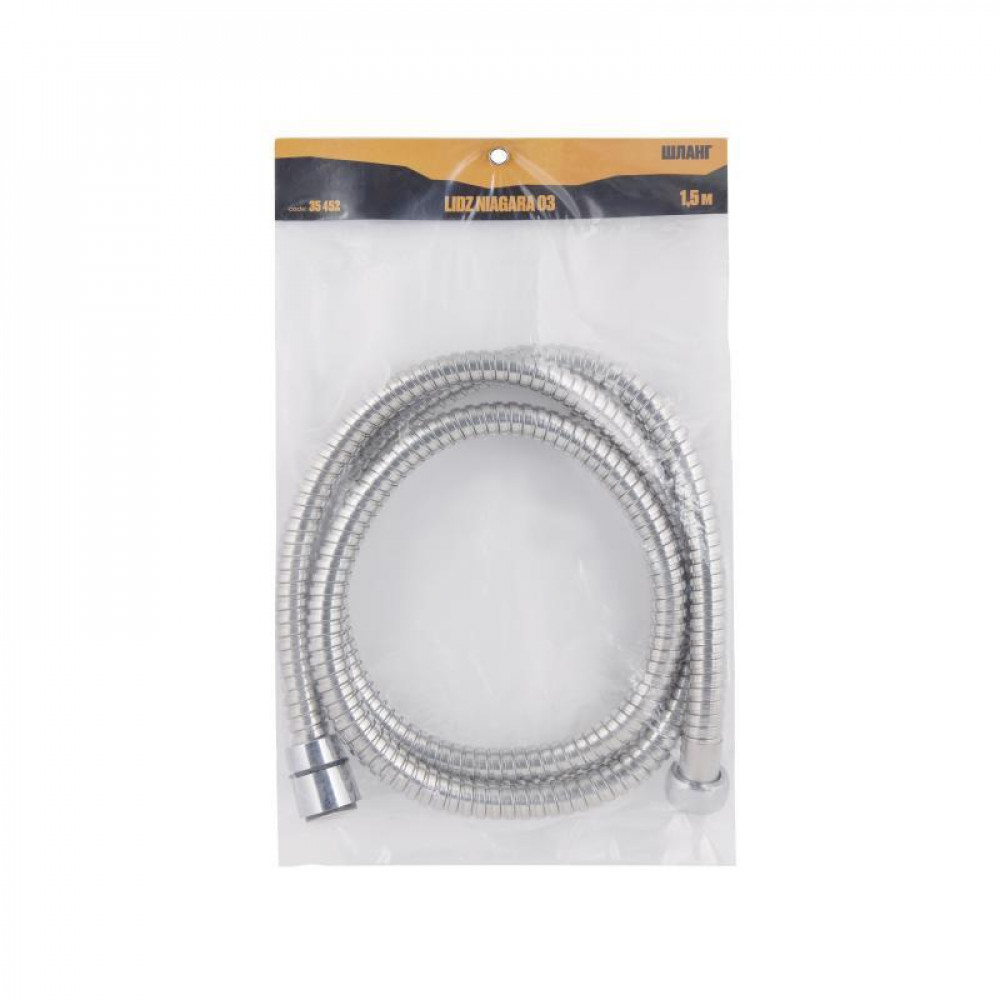 Шланг Lidz Niagara 03 1,5 м LDNIA03CRM35452 Chrome SD00041556