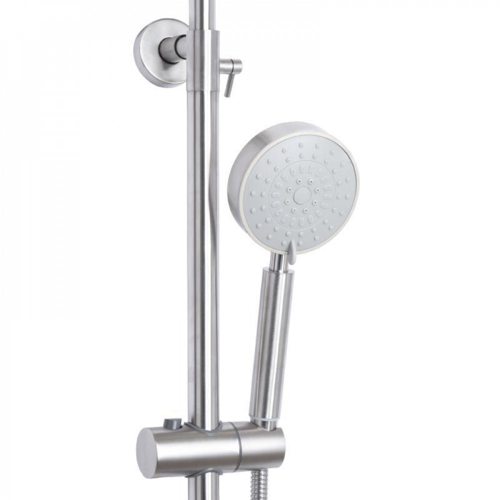 Душова стійка універсальна Lidz Aria 1120 на два споживача LDARI1120NKS46112 Nickel SD00052236