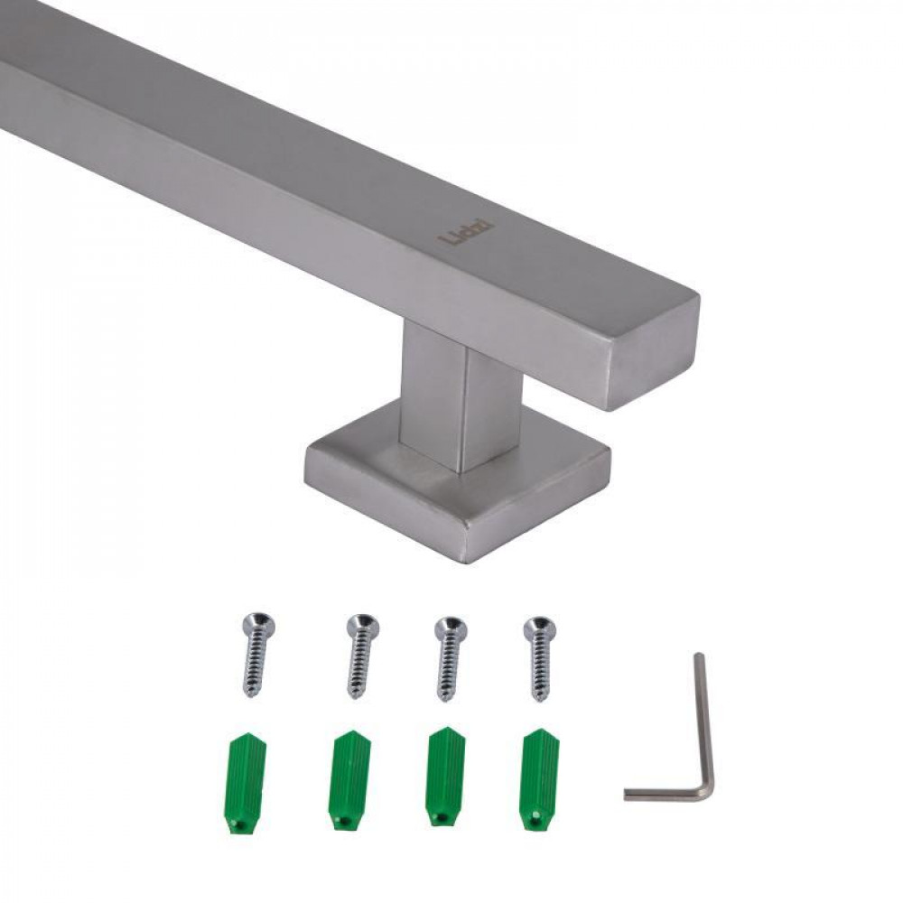 Душова стійка з тримачем універсальна Lidz Niagara 321 прямокутна LDNIA321NKS46113 Nickel SD00052237