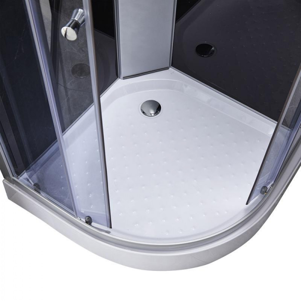 Душовий бокс Lidz Tani SB90x90.SAT.LOW.GR, скло тоноване 4 мм SD00039858