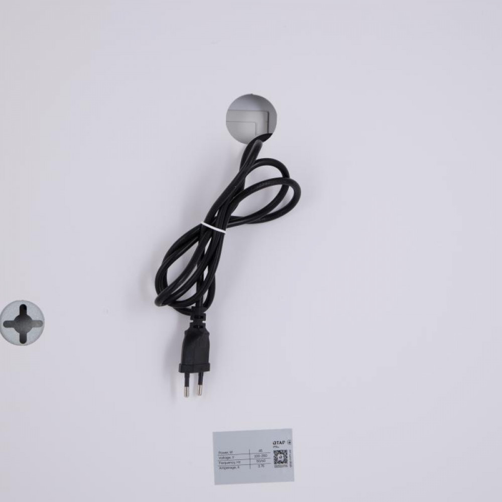 Дзеркало Qtap Gemini 800х700 з LED-підсвічуванням Touch, з антизапотіванням, з димером, рег. темп. кольору SD00052317