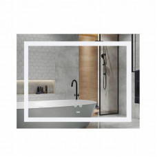Дзеркало Lidz Kubis (KU1) 1200х800 з LED-підсвічуванням Touch, з антизапотіванням, з димером, рег. яскравості LDKUB120080049008