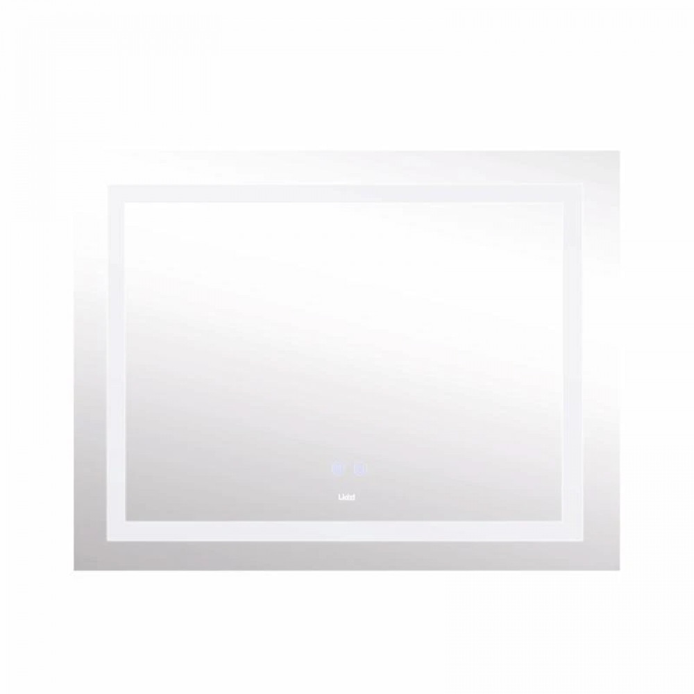 Дзеркало Lidz Kubis (KU1) 1200х800 з LED-підсвічуванням Touch, з антизапотіванням, з димером, рег. яскравості LDKUB120080049008 SD00055132