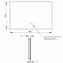 Дзеркало Qtap Taurus (TA2) 800×600 мм з LED-підсвічуванням Touch, з антизапотіванням, з димером, рег. темп. кольору (3000-6500K) SD00055077