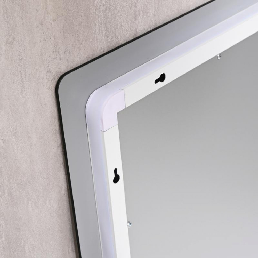 Дзеркало Qtap Taurus (TA2) 800×600 мм з LED-підсвічуванням Touch, з антизапотіванням, з димером, рег. темп. кольору (3000-6500K) SD00055077