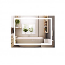 Дзеркало Lidz Kubis (KU1) 700х500 з LED-підсвічуванням Touch, з антизапотіванням, з димером, рег. яскравості LD78LF90448485