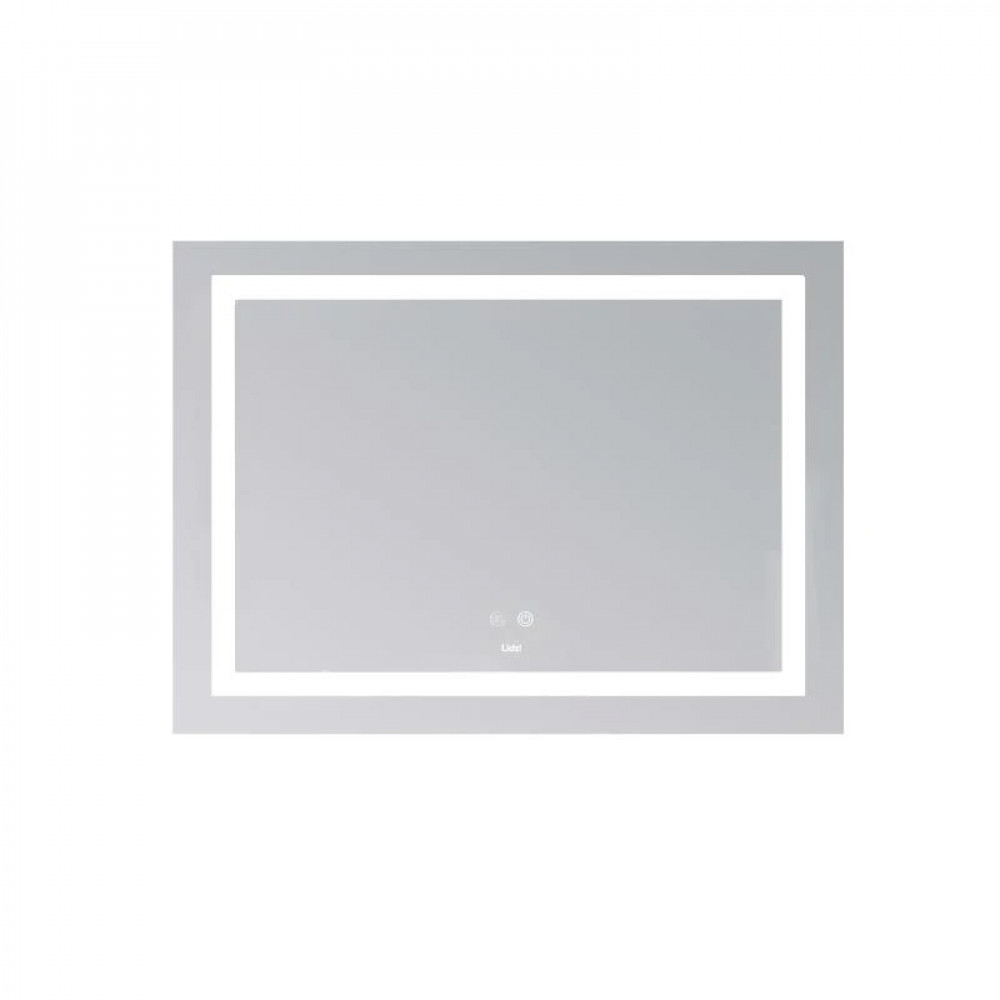 Дзеркало Lidz Kubis (KU1) 700х500 з LED-підсвічуванням Touch, з антизапотіванням, з димером, рег. яскравості LD78LF90448485 SD00054609