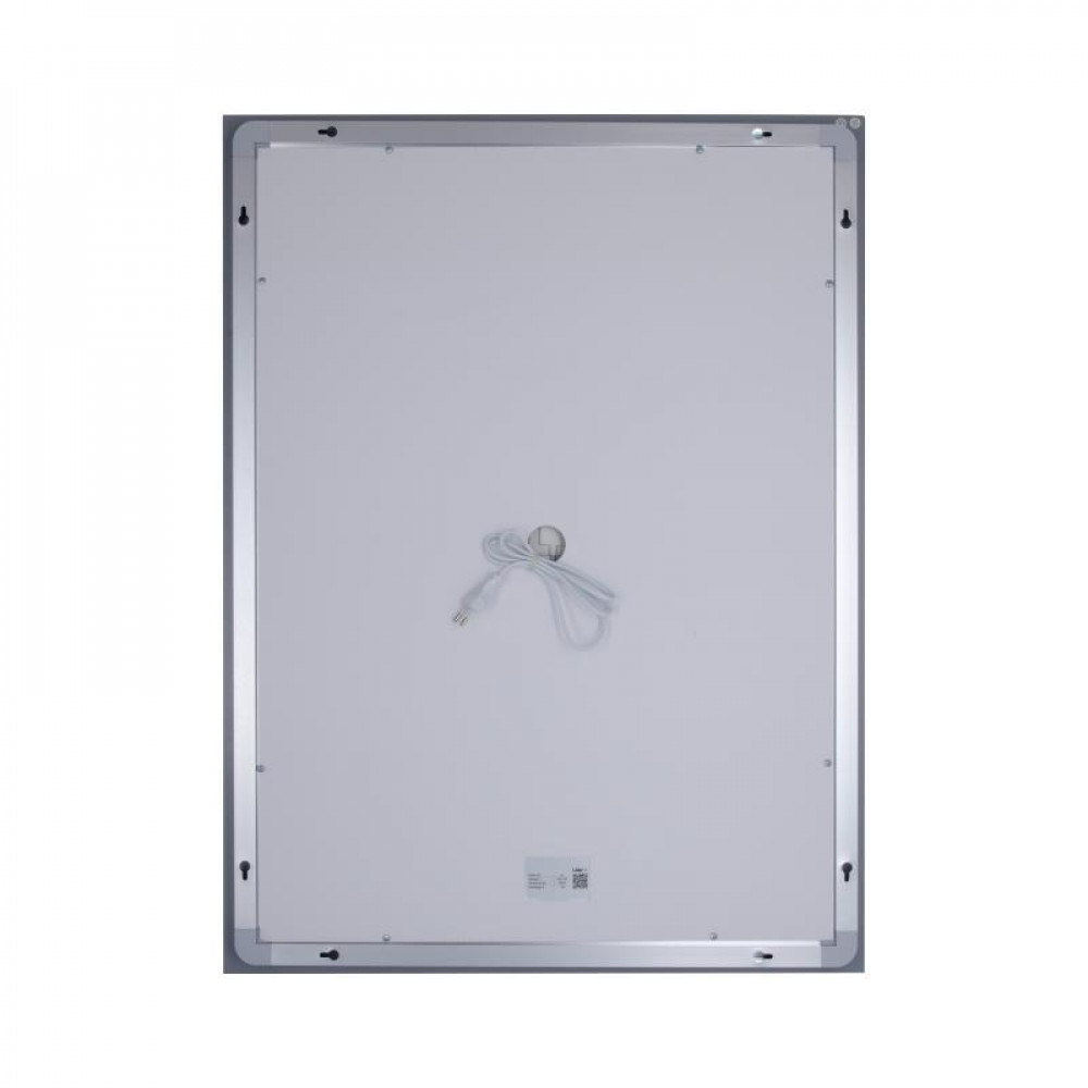 Дзеркало Lidz Kubis 600х800 з LED-підсвічуванням Touch, з антизапотіванням, з димером, рег. яскравості SD00052336