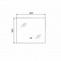 Дзеркало Qtap Taurus (TA2) 1200×800 мм з LED-підсвічуванням Touch, з антизапотіванням, з димером, рег. темп. кольору (3000-6500K) SD00055084
