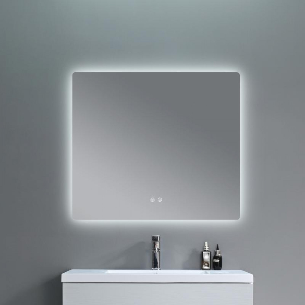 Дзеркало Qtap Taurus (TA2) 1200×800 мм з LED-підсвічуванням Touch, з антизапотіванням, з димером, рег. темп. кольору (3000-6500K) SD00055084