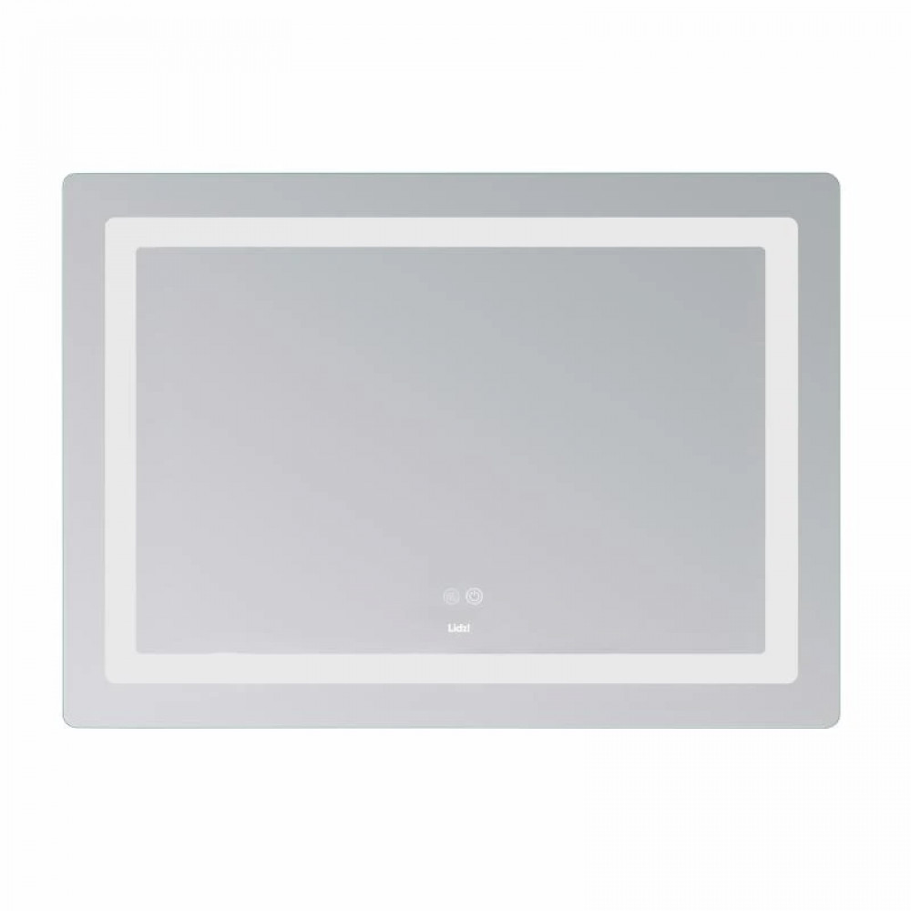 Дзеркало Lidz Kubis (KU2) 1200х800 з LED-підсвічуванням Touch, з антизапотіванням, з димером, рег. яскравості LDKUB120080049007 SD00055131