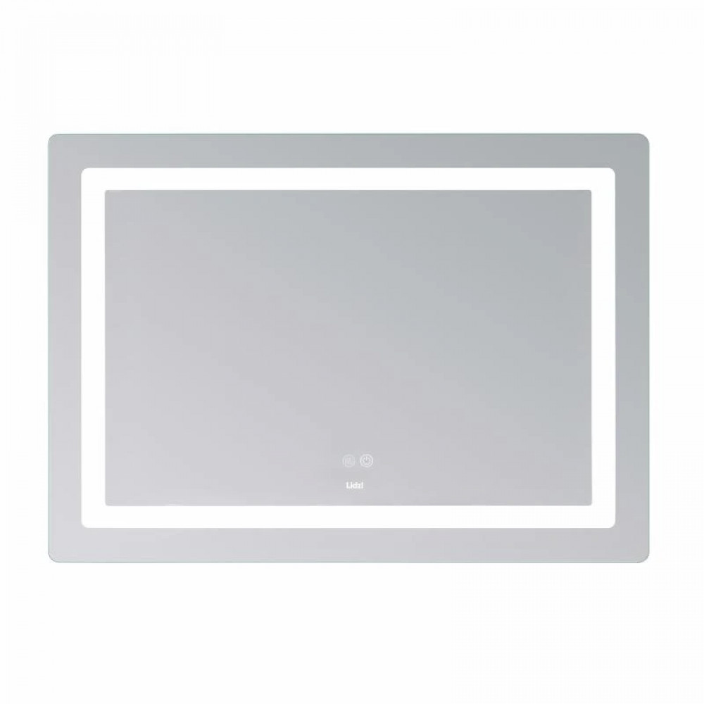 Дзеркало Lidz Kubis (KU2) 1200х800 з LED-підсвічуванням Touch, з антизапотіванням, з димером, рег. яскравості LDKUB120080049007 SD00055131