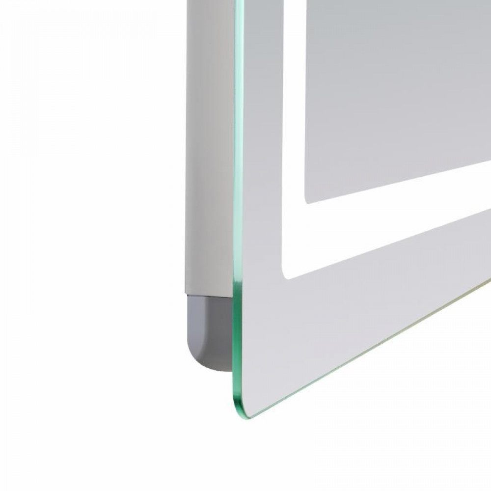 Дзеркало Lidz Kubis (KU2) 1200х800 з LED-підсвічуванням Touch, з антизапотіванням, з димером, рег. яскравості LDKUB120080049007 SD00055131