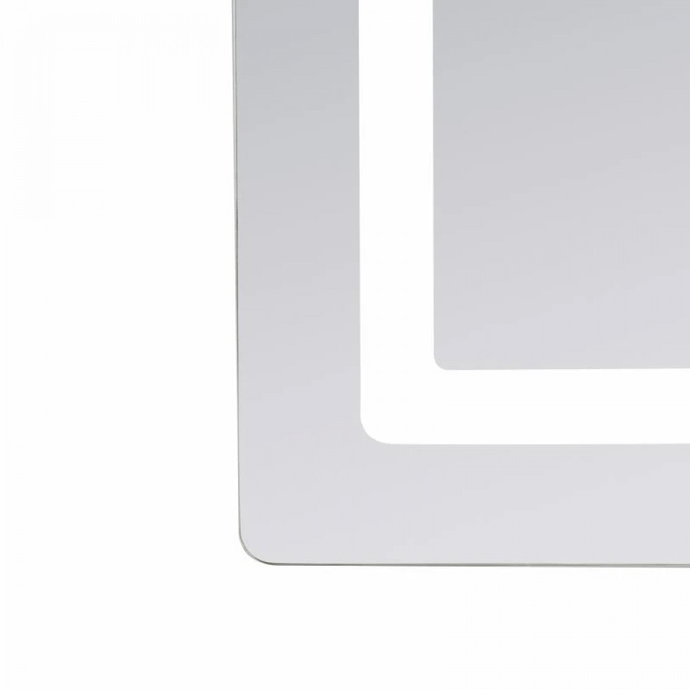 Дзеркало Lidz Kubis (KU2) 1200х800 з LED-підсвічуванням Touch, з антизапотіванням, з димером, рег. яскравості LDKUB120080049007 SD00055131