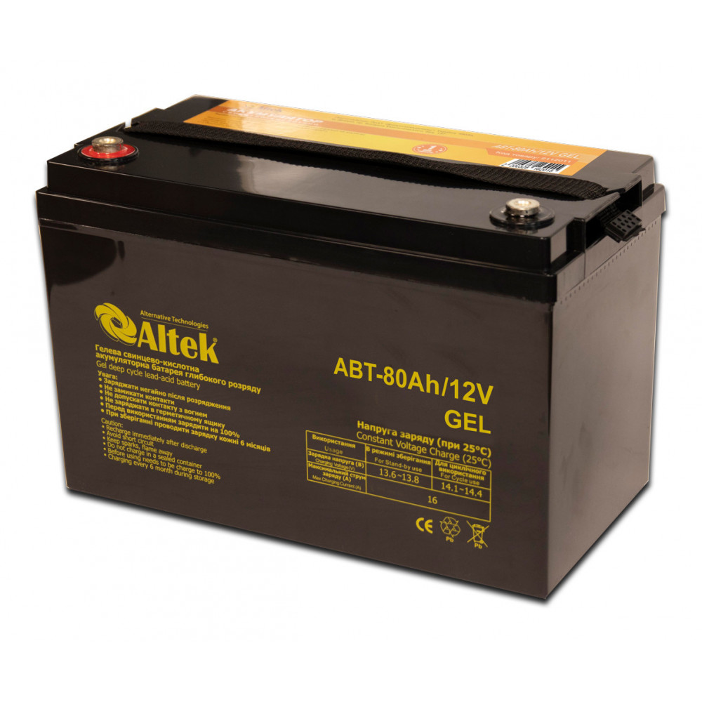 Акумулятор ALTEK ABT-80-12-GEL 2114221