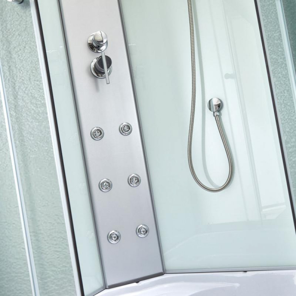 Гідромасажний бокс Lidz Tani SBM90x90.SAT.LOW.FR, скло Frost 4 мм SD00051594