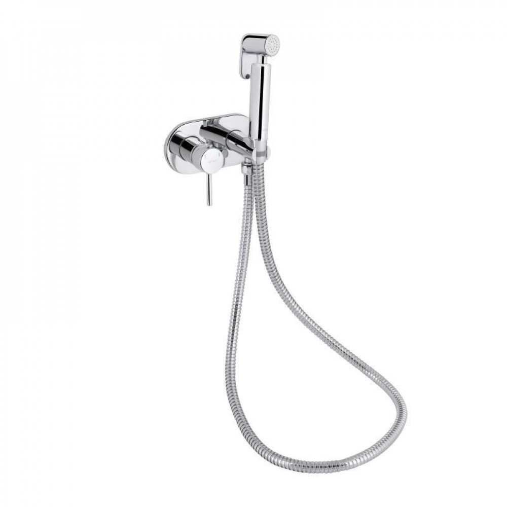 Набор для гігієнічного душу Qtap Inspai-Varius округлий QTINSVARCRMV00440501 Chrome SD00035725