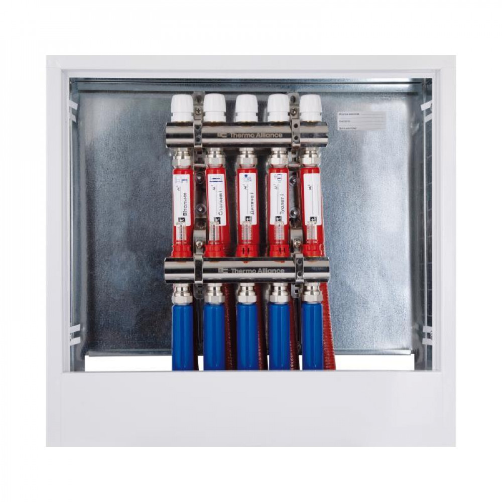 Комплект захисних втулок Thermo Alliance Standart на теплоізоляцію для труби 16 мм (червона/синя, 12 шт) + наліпки SD00055661