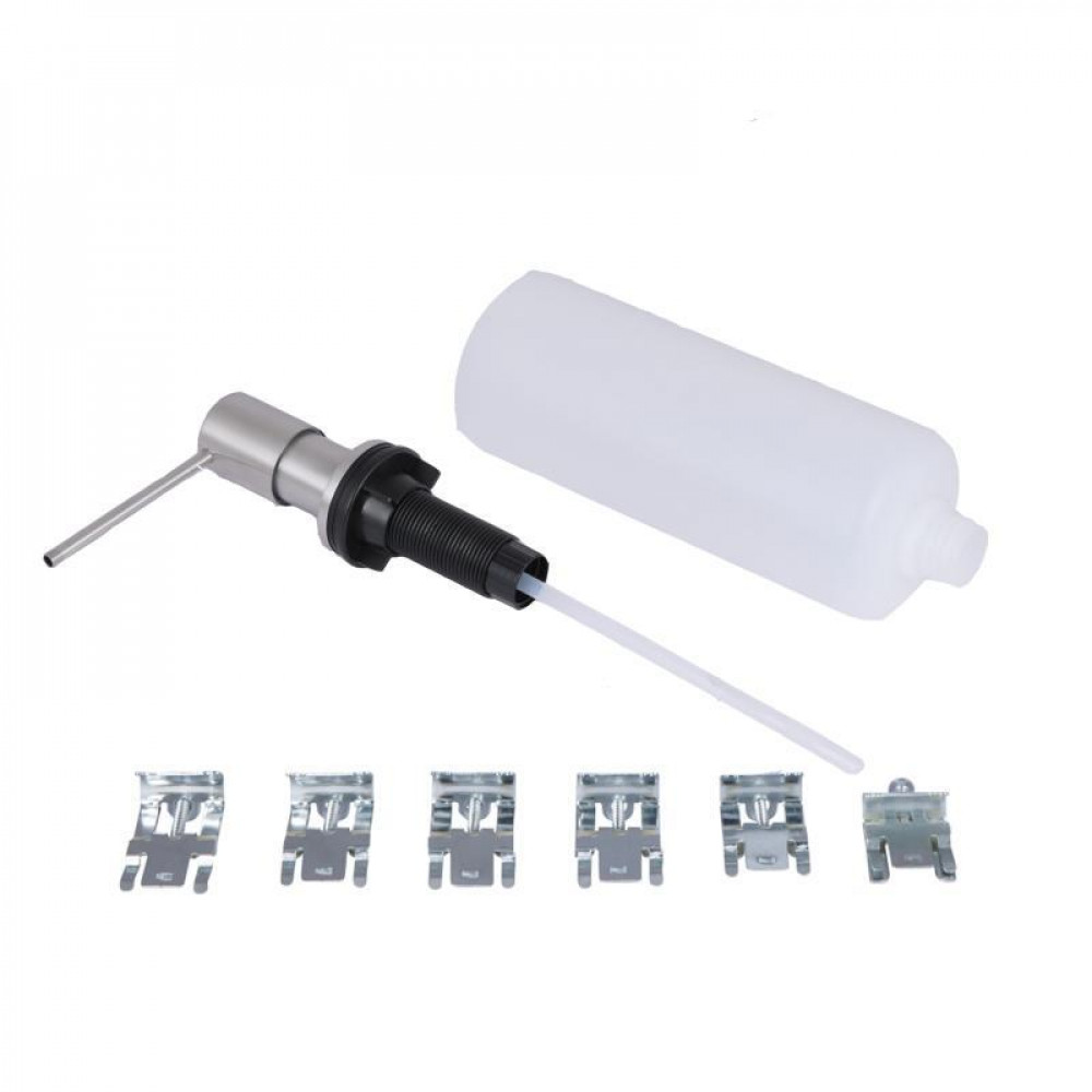 Мийка для кухні інтегрована Lidz Handmade H6050G (LDH6050GPVD43622) Brushed Grey PVD 3,0/1,0 мм SD00049746