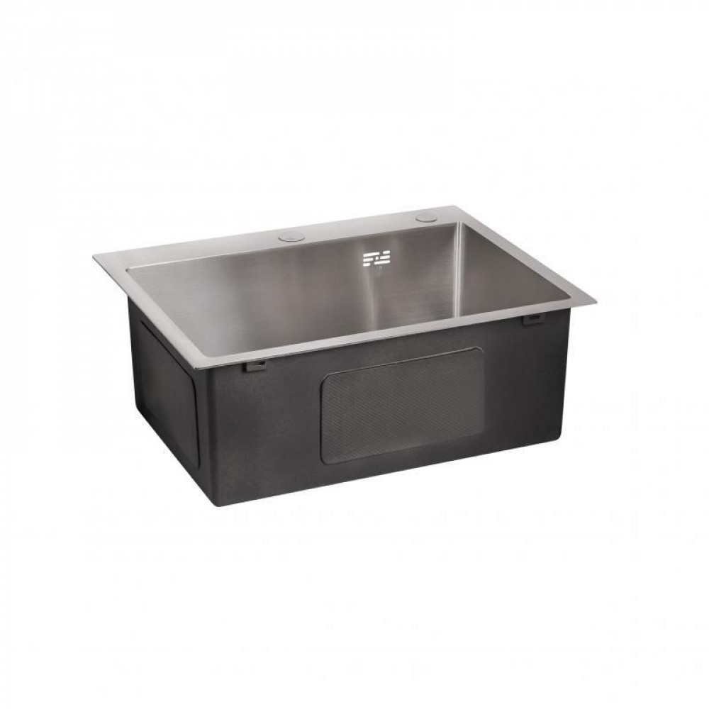 Мийка для кухні інтегрована Lidz Handmade H5045 (LDH5045BRU35383) Brushed Steel 3,0/1,0 мм SD00041487